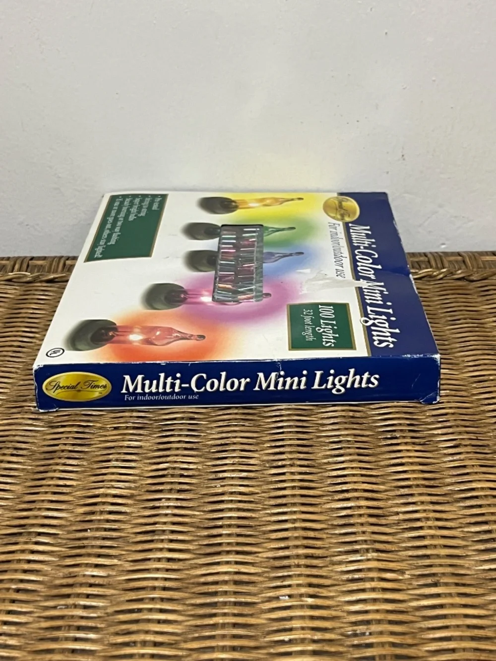 Special Time. Multi-Color Indoor/Outdoor Mini Lights.  100 lights.  32 Ft.